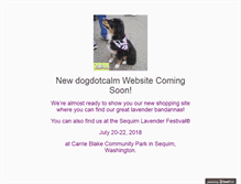 Tablet Screenshot of dogdotcalm.com